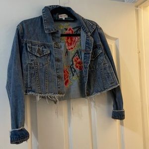 Sunset + spring jean jacket
